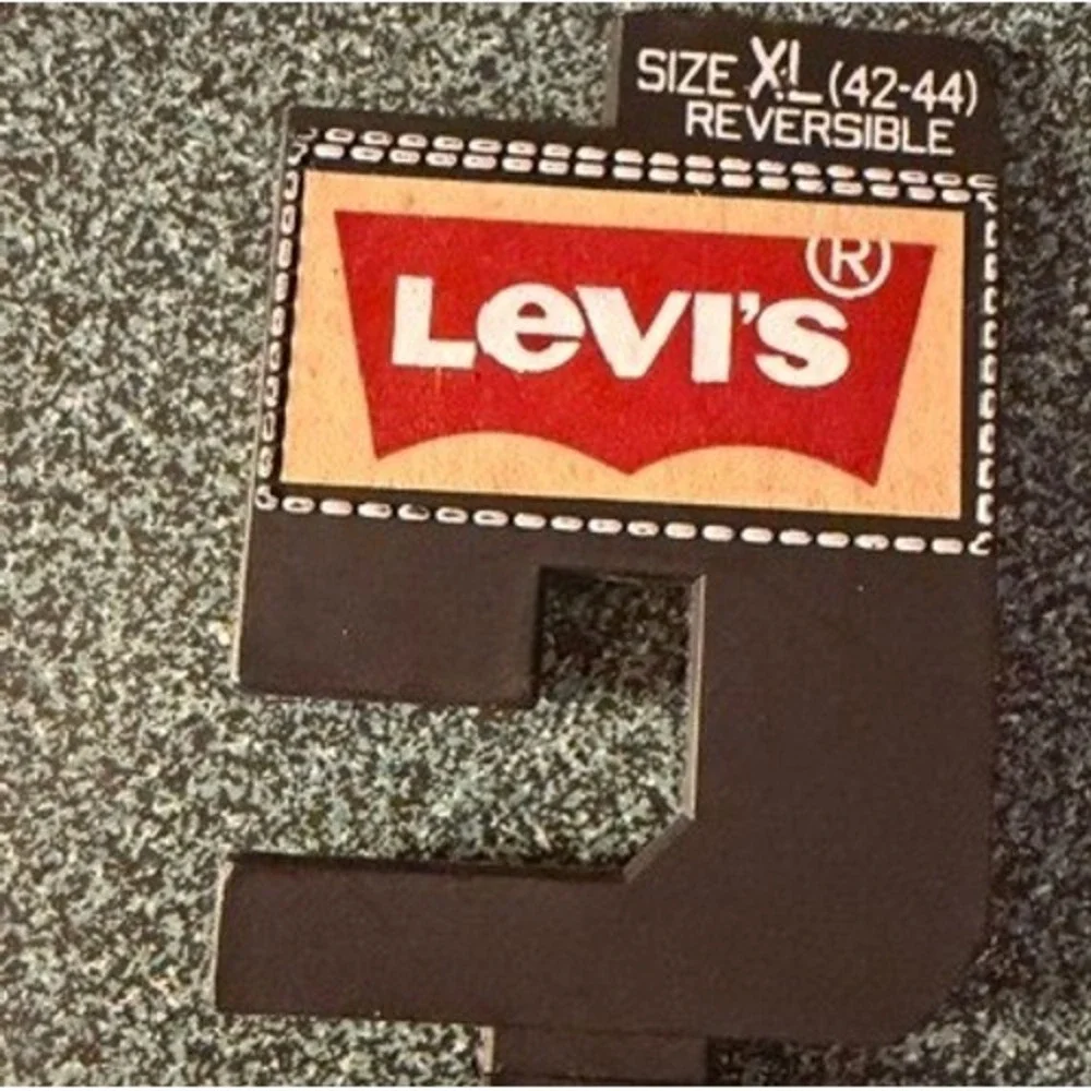 Levis Mens Reversible Leather Belt Black Brown XL 42-44 11LV320Z14 NWT